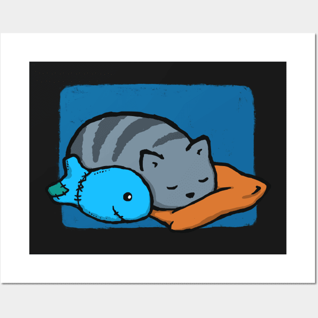 Sleeping With The Fishes Wall Art by CrumblinCookie